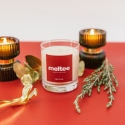 frosty fresh pine candle