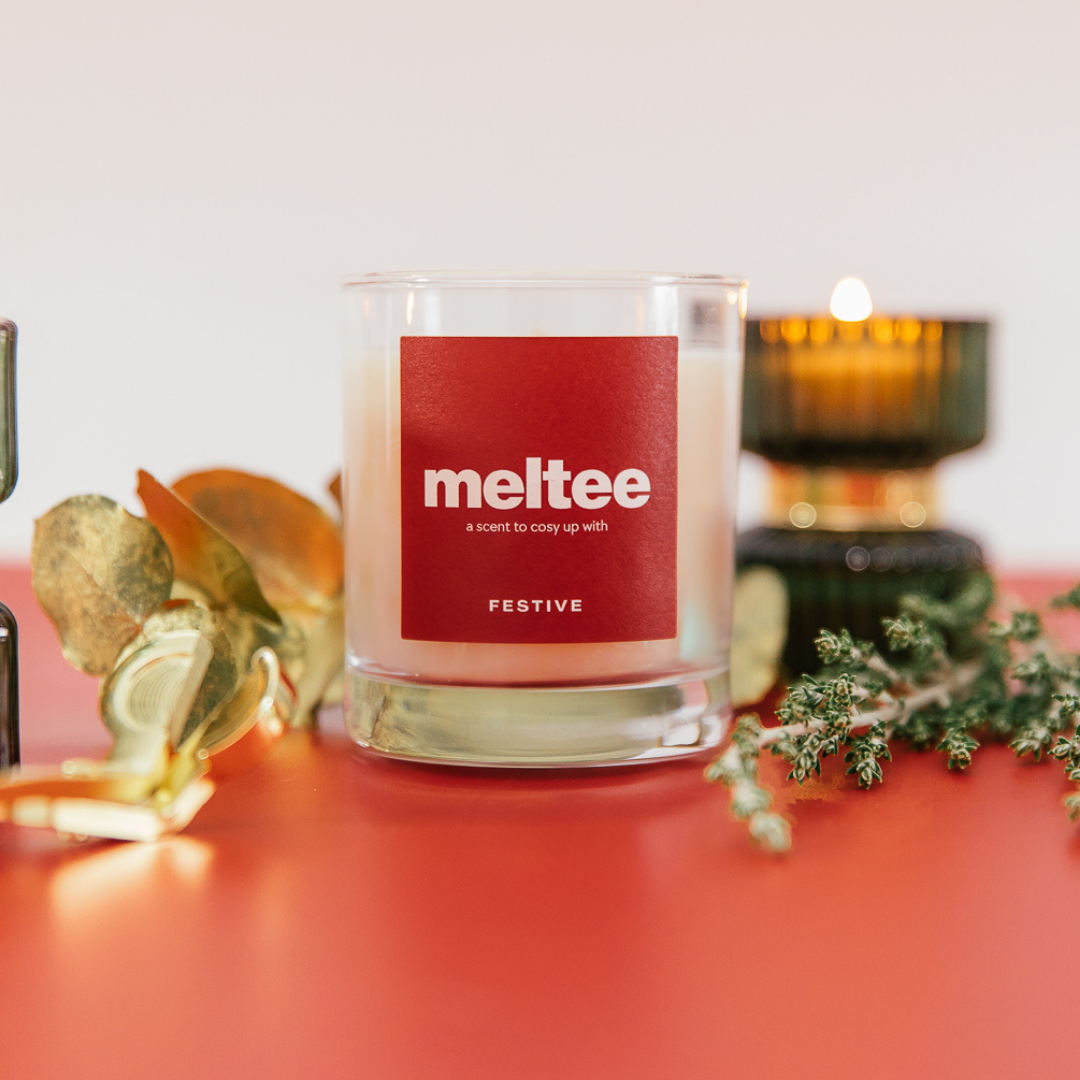 frosty fresh pine candle