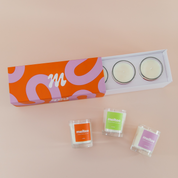 mini scented candle discovery set x 3