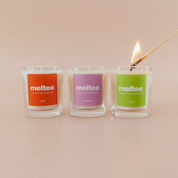 mini scented candle discovery set x 3