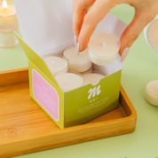 stargazing scented tea lights - set of 12 - bergamot & citrus