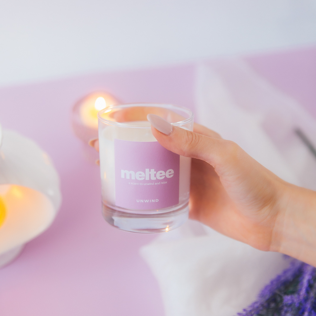 bedtime story candle - lavender