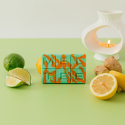 zesty vibes wax meltee bar - lemongrass & ginger