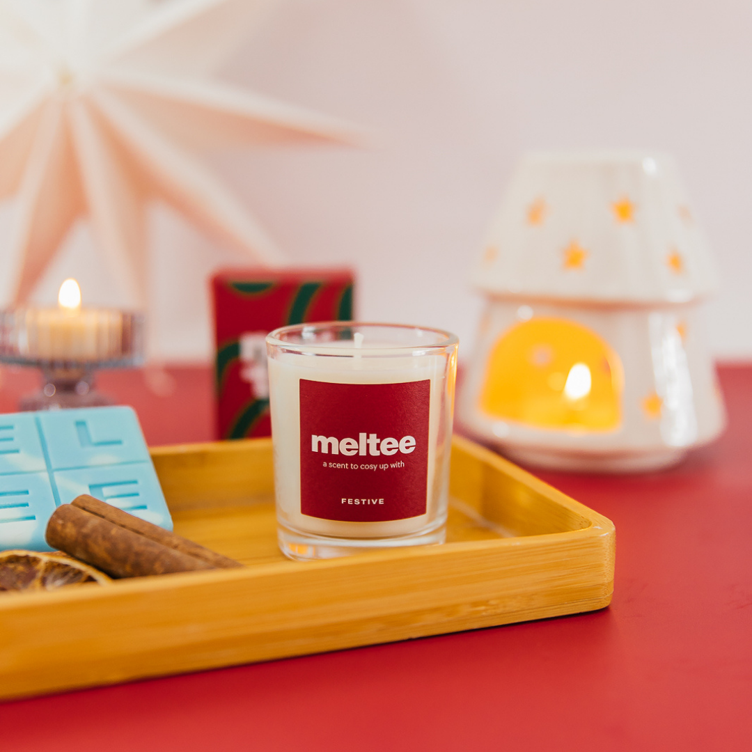 stargazing mini votive candle - bergamot & citrus